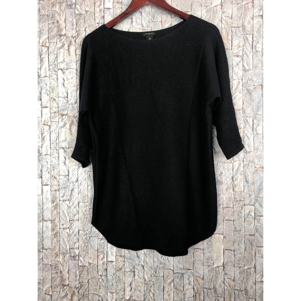 Ann taylor factory black waffle oversized …